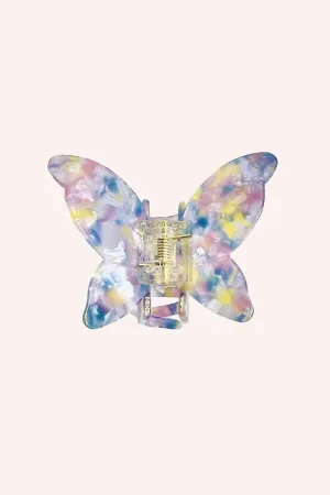Large Gemstone Butterfly Jaw Clip Rainbow Annasui