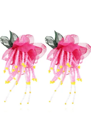 Lauren Floral Bead Earrings Gloria Lanvin