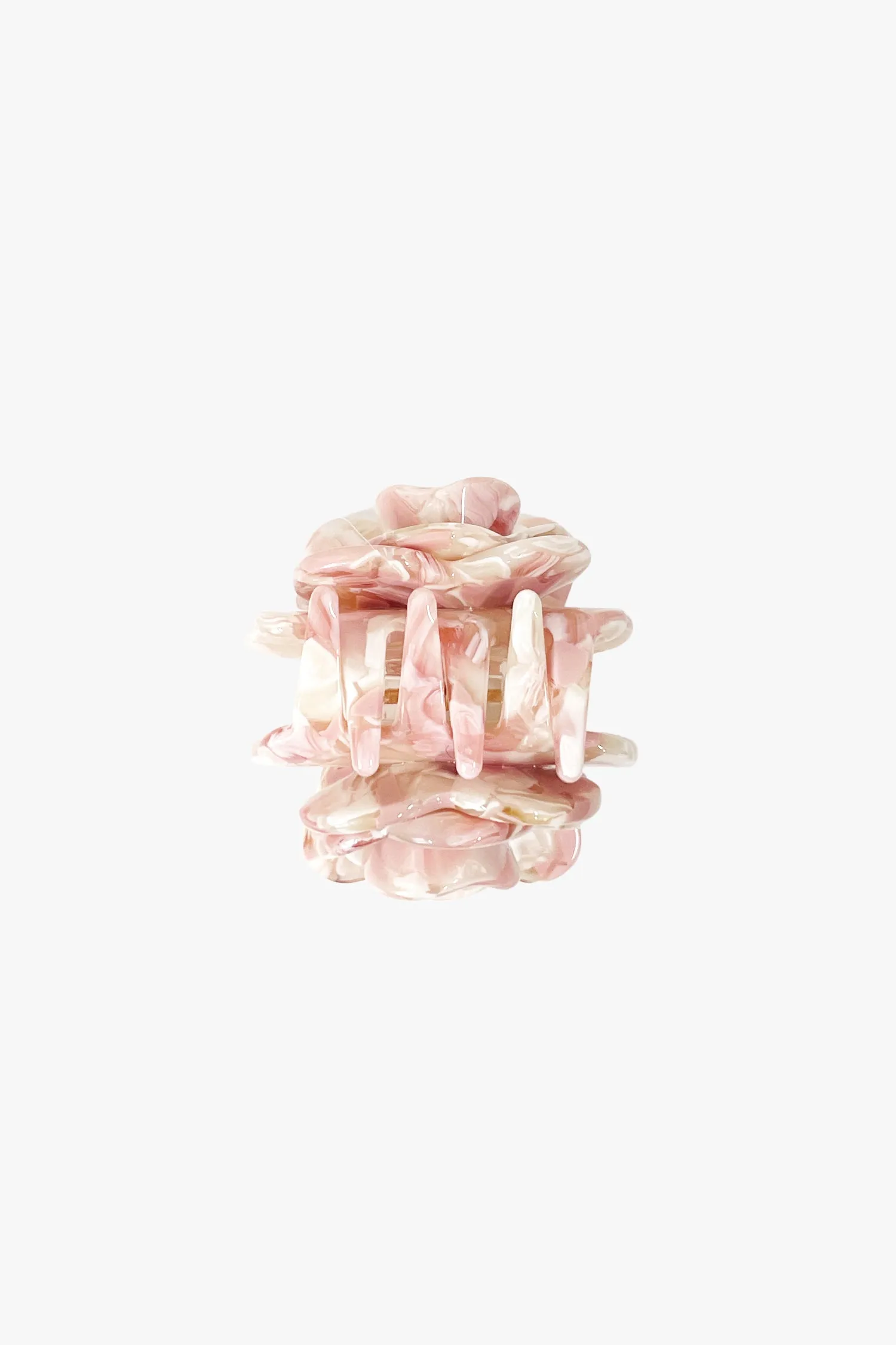 Layered Rosette Hair Jaw Clip Annasui