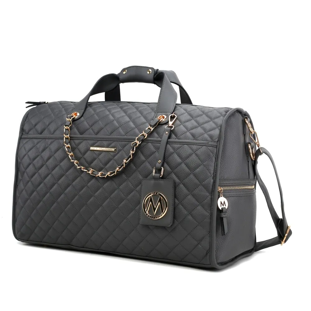 Lexie Vegan Leather Womens Duffle