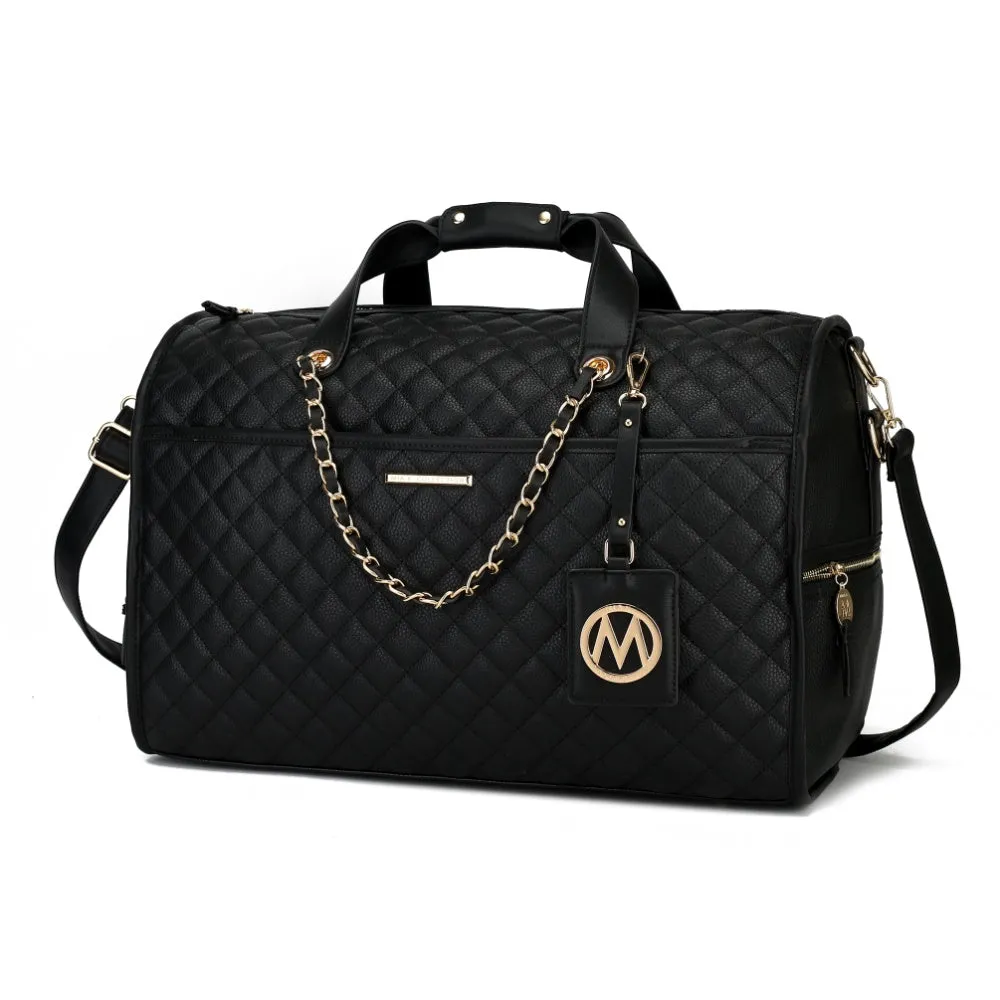 Lexie Vegan Leather Womens Duffle