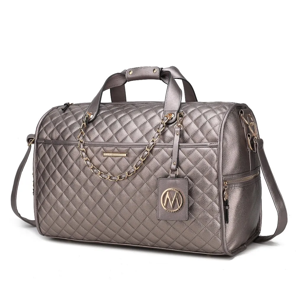 Lexie Vegan Leather Womens Duffle