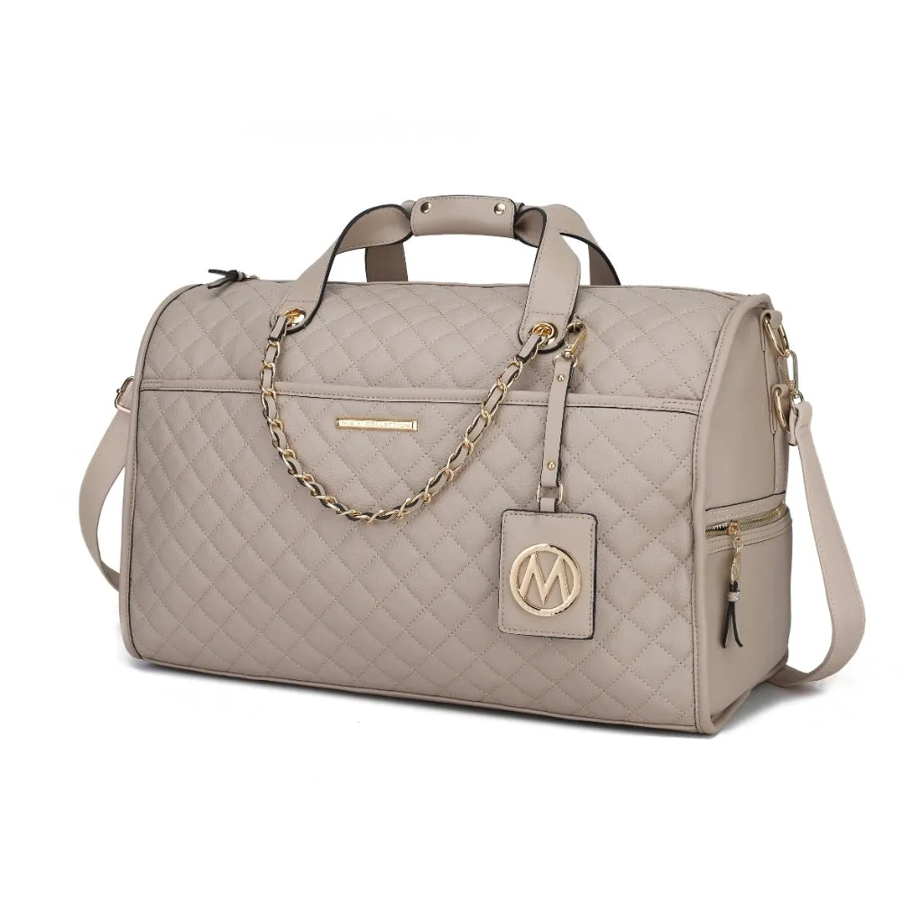 Lexie Vegan Leather Womens Duffle