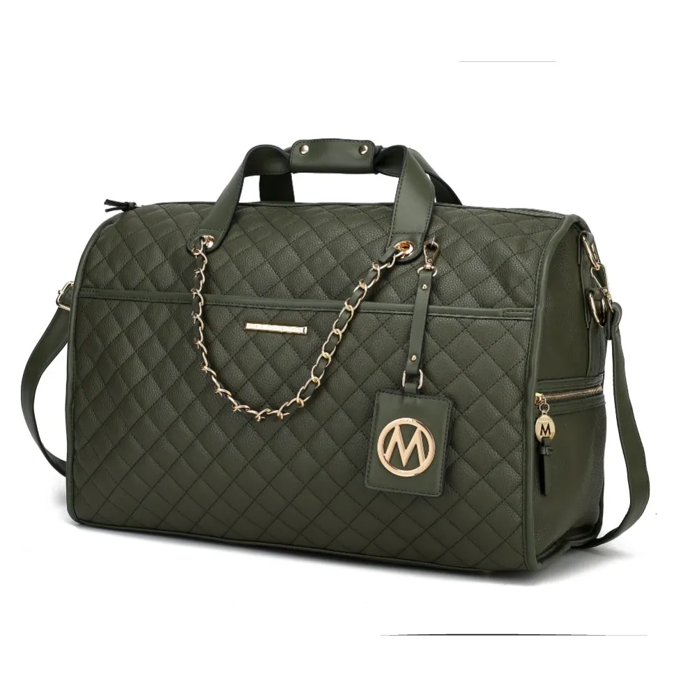 Lexie Vegan Leather Womens Duffle