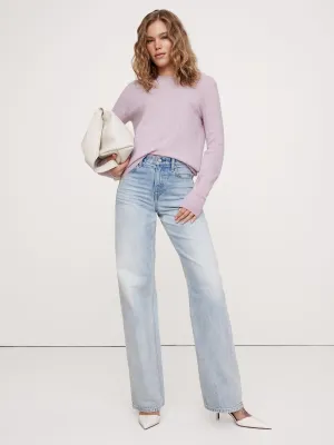 Lightweight Cashmere Crew-Neck Sweater Banana Republic