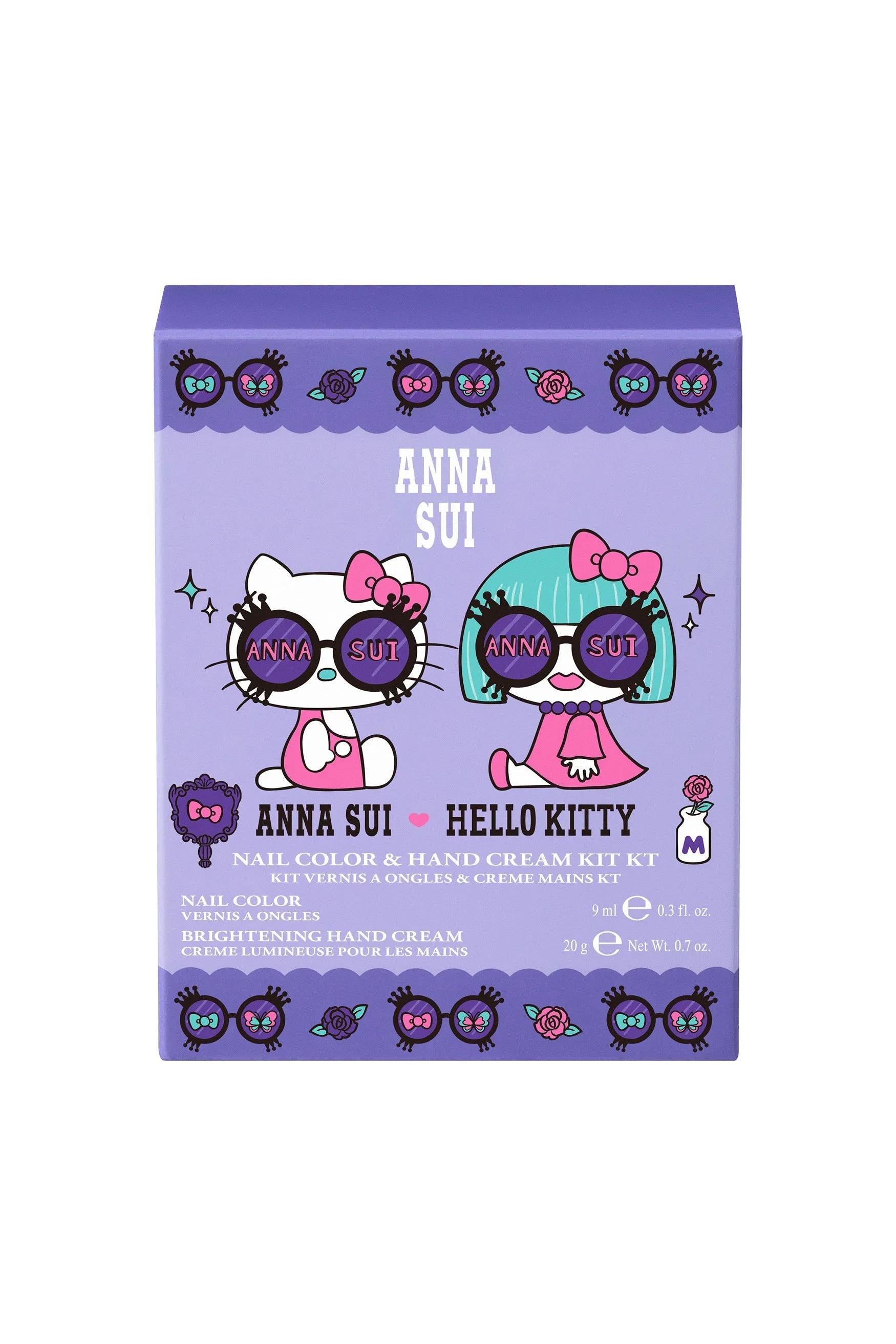 Limited Edition: Anna Sui  Hello Kitty Nail Color & Hand Cream Kit Annasui