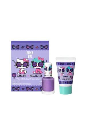 Limited Edition: Anna Sui  Hello Kitty Nail Color & Hand Cream Kit Annasui