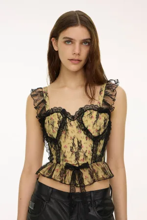Limited Edition: Anna Sui x Heaven by Marc Jacobs Lace Heart Tank Annasui