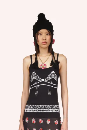 Lingerie Printed Tank Top Annasui