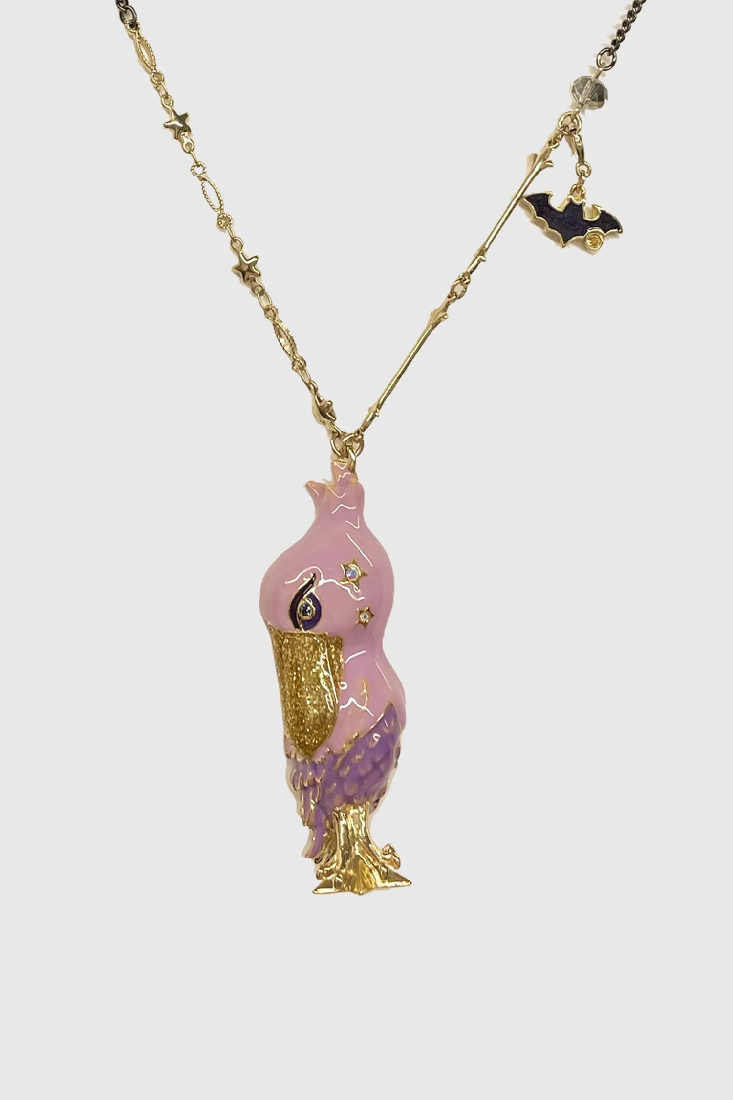 Long Pelican Necklace Annasui