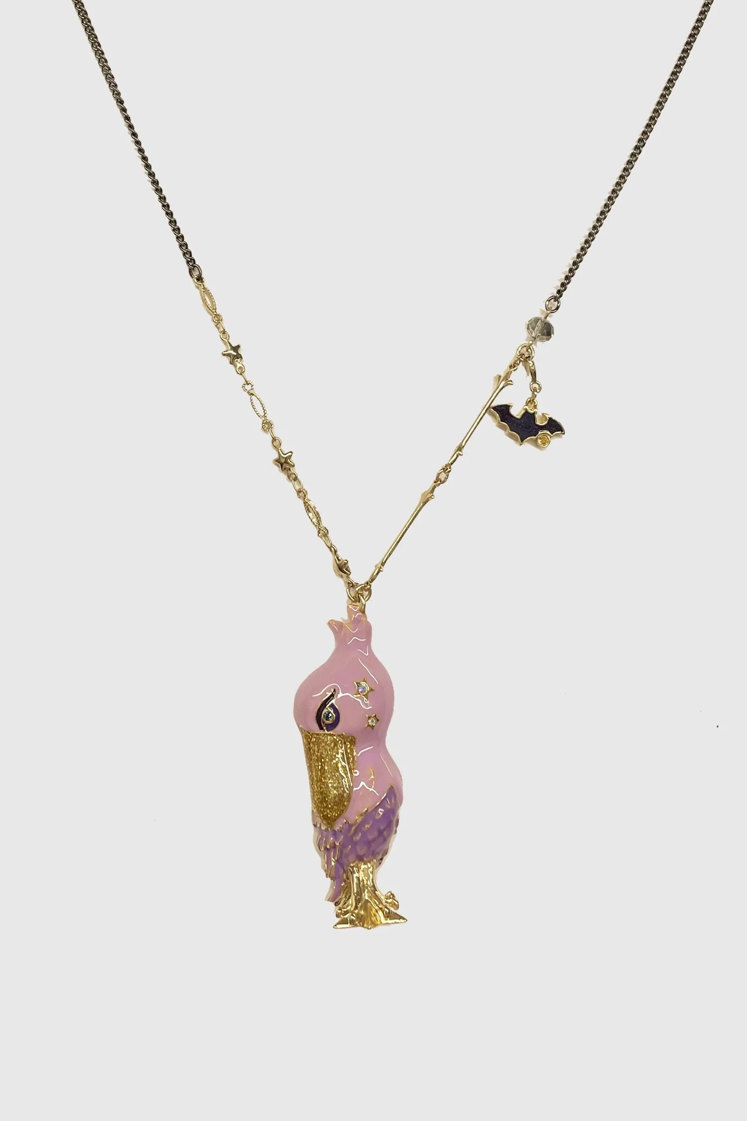 Long Pelican Necklace Annasui
