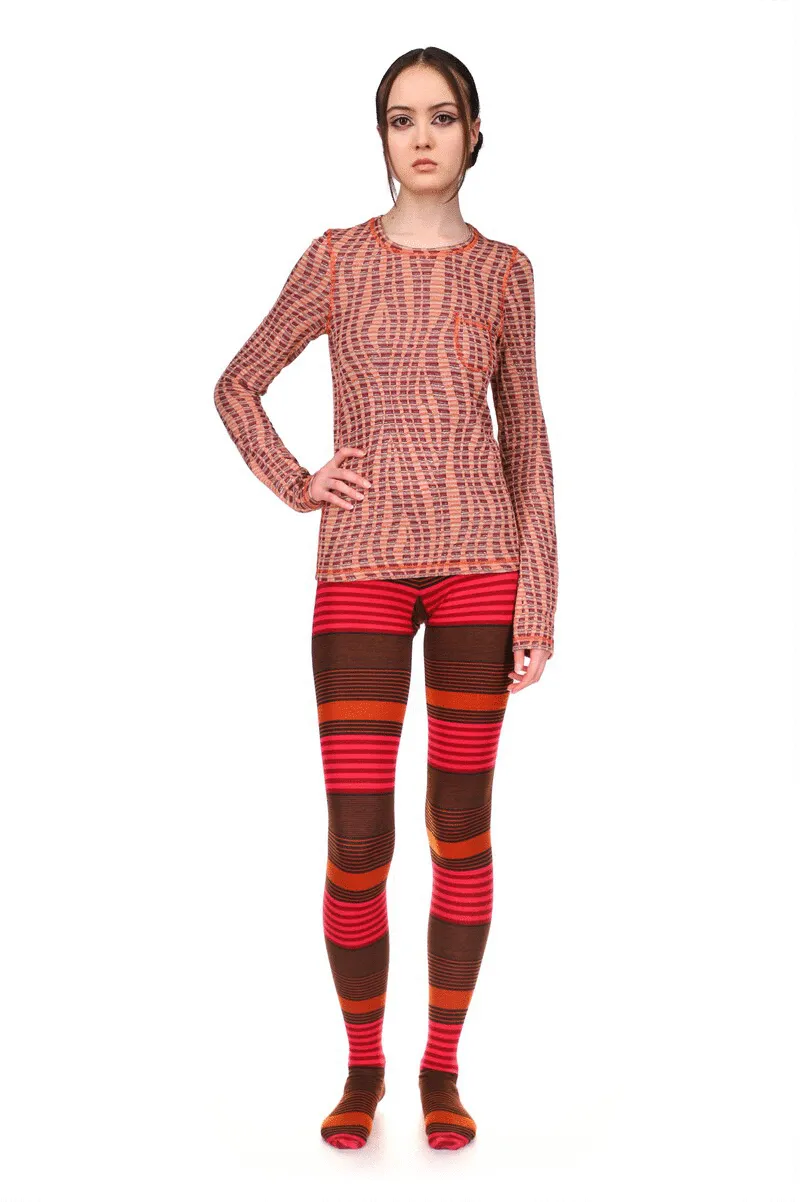 Long Sleeve Nuwave Top Annasui