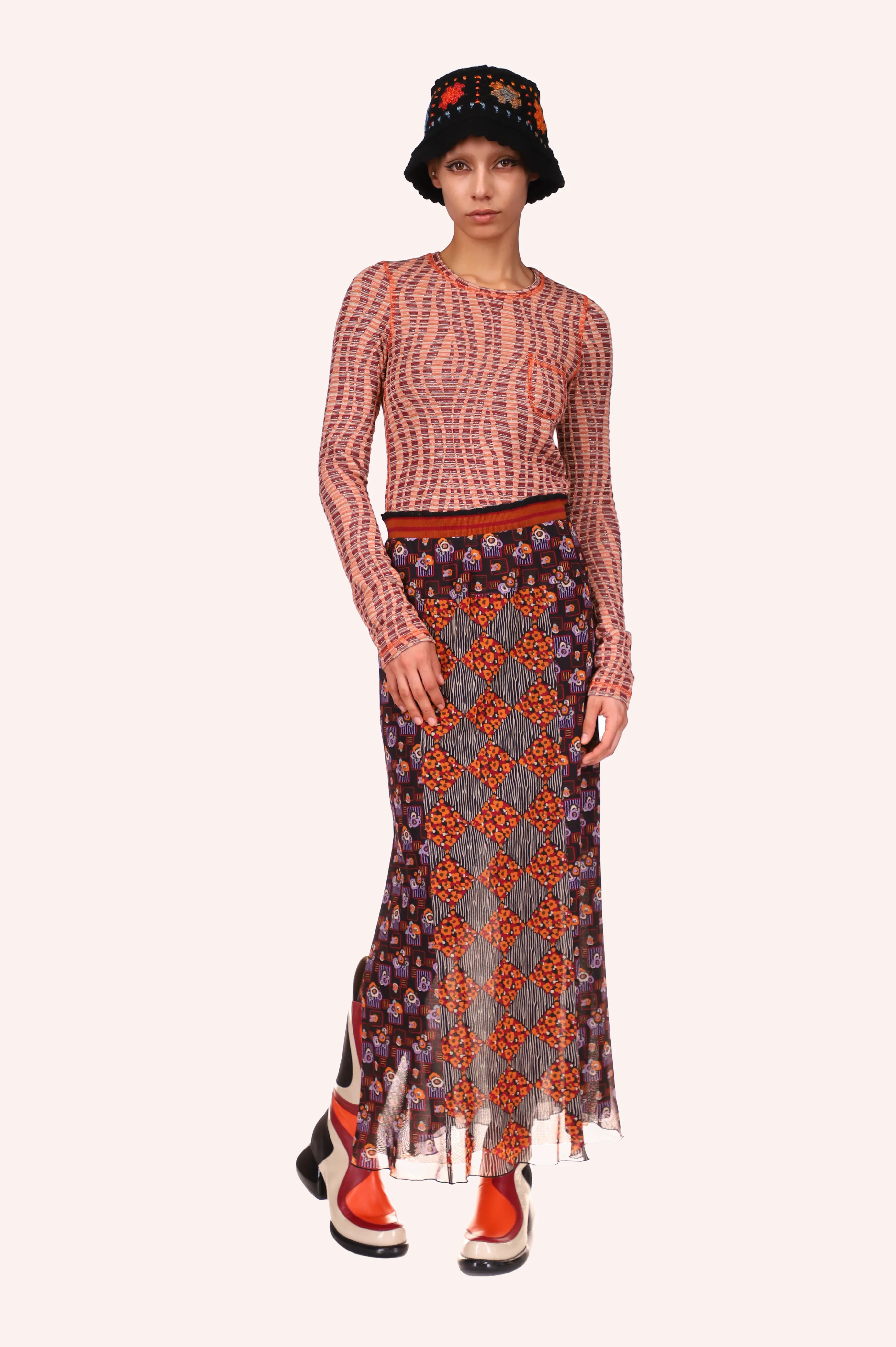 Long Sleeve Nuwave Top Annasui