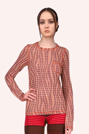 Long Sleeve Nuwave Top Annasui