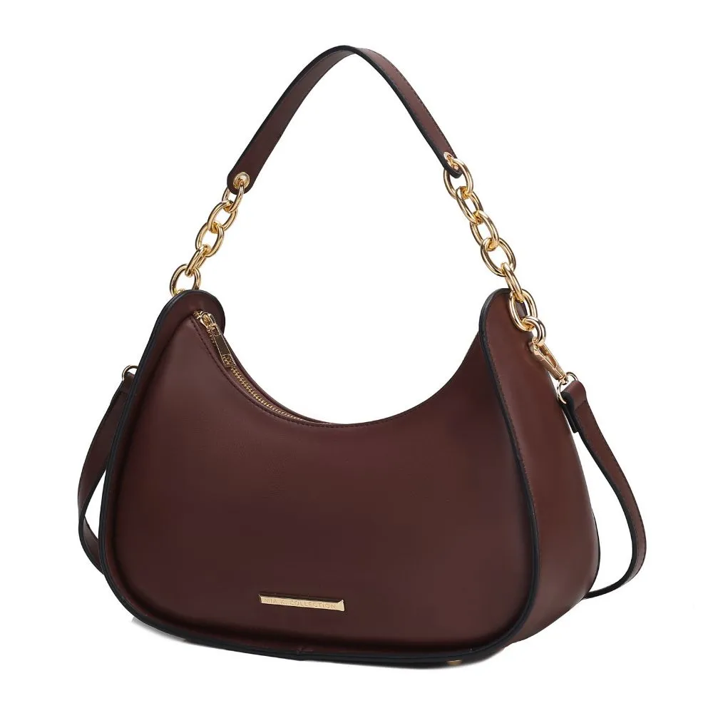 Lottie Vegan Leather Womens Hobo Bag
