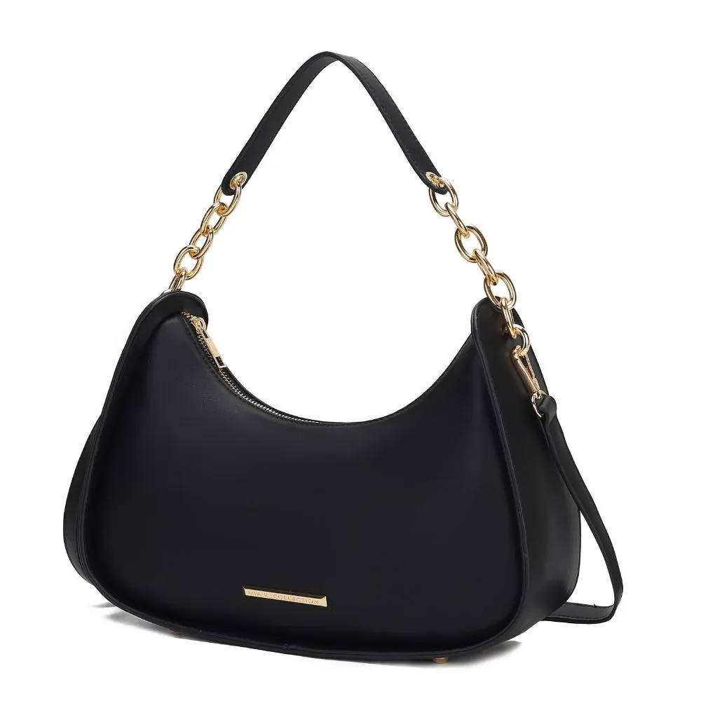Lottie Vegan Leather Womens Hobo Bag