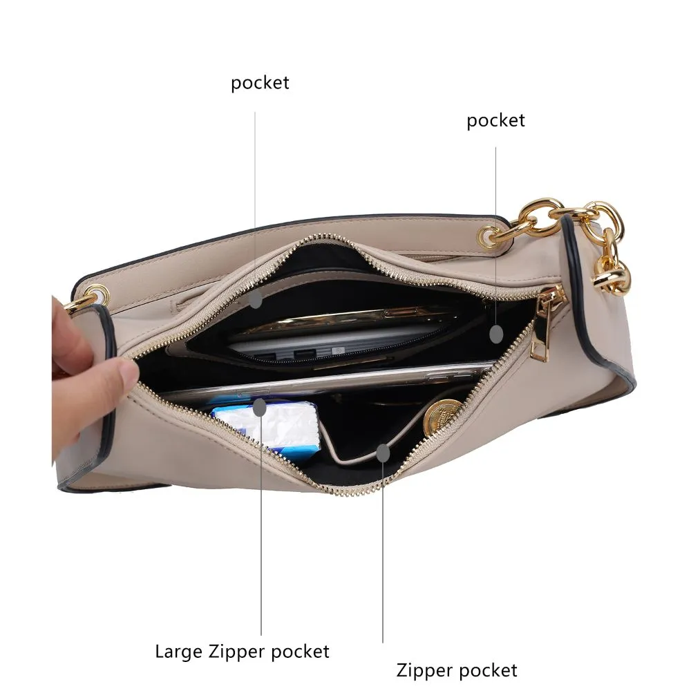 Lottie Vegan Leather Womens Hobo Bag