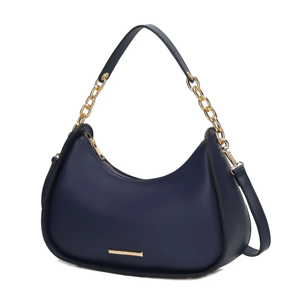 Lottie Vegan Leather Womens Hobo Bag