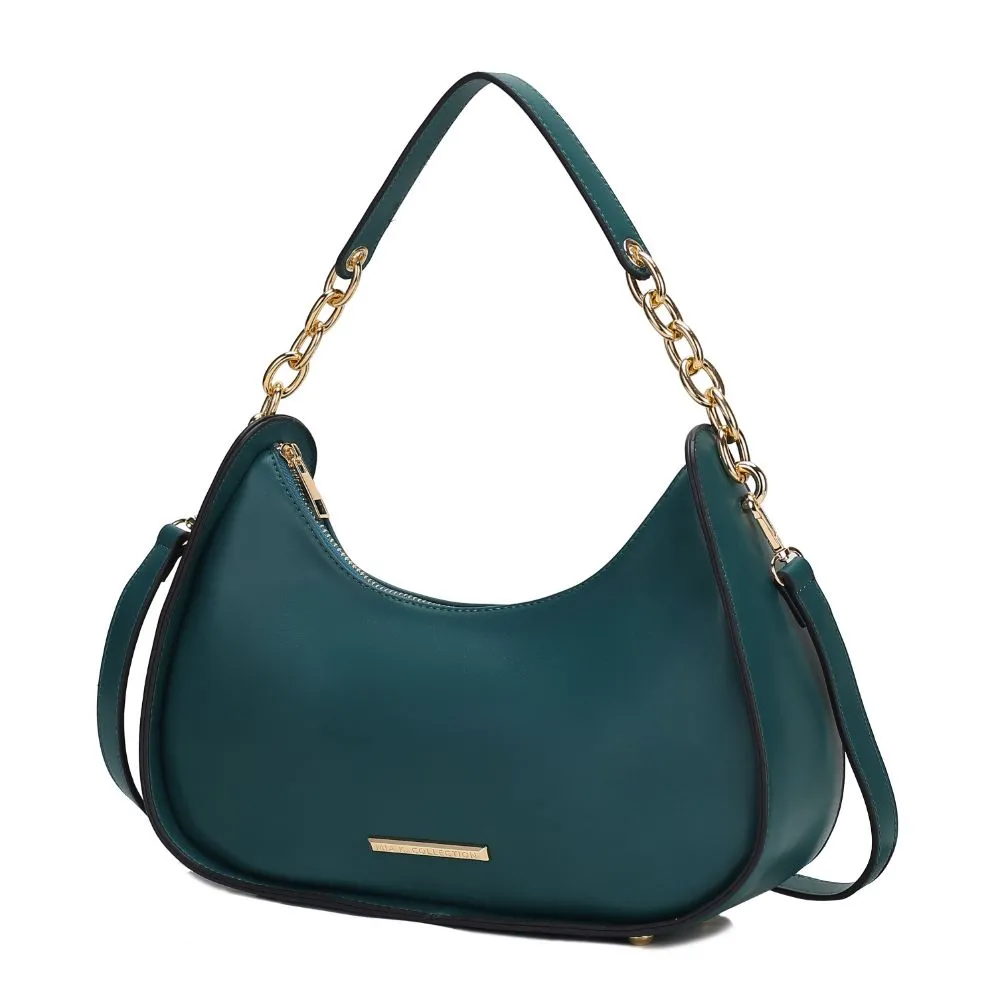 Lottie Vegan Leather Womens Hobo Bag