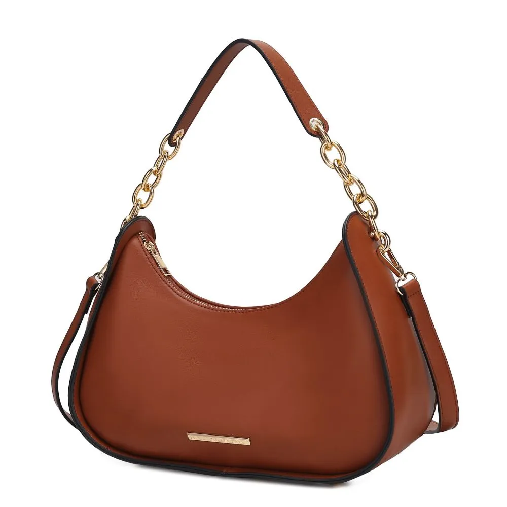 Lottie Vegan Leather Womens Hobo Bag