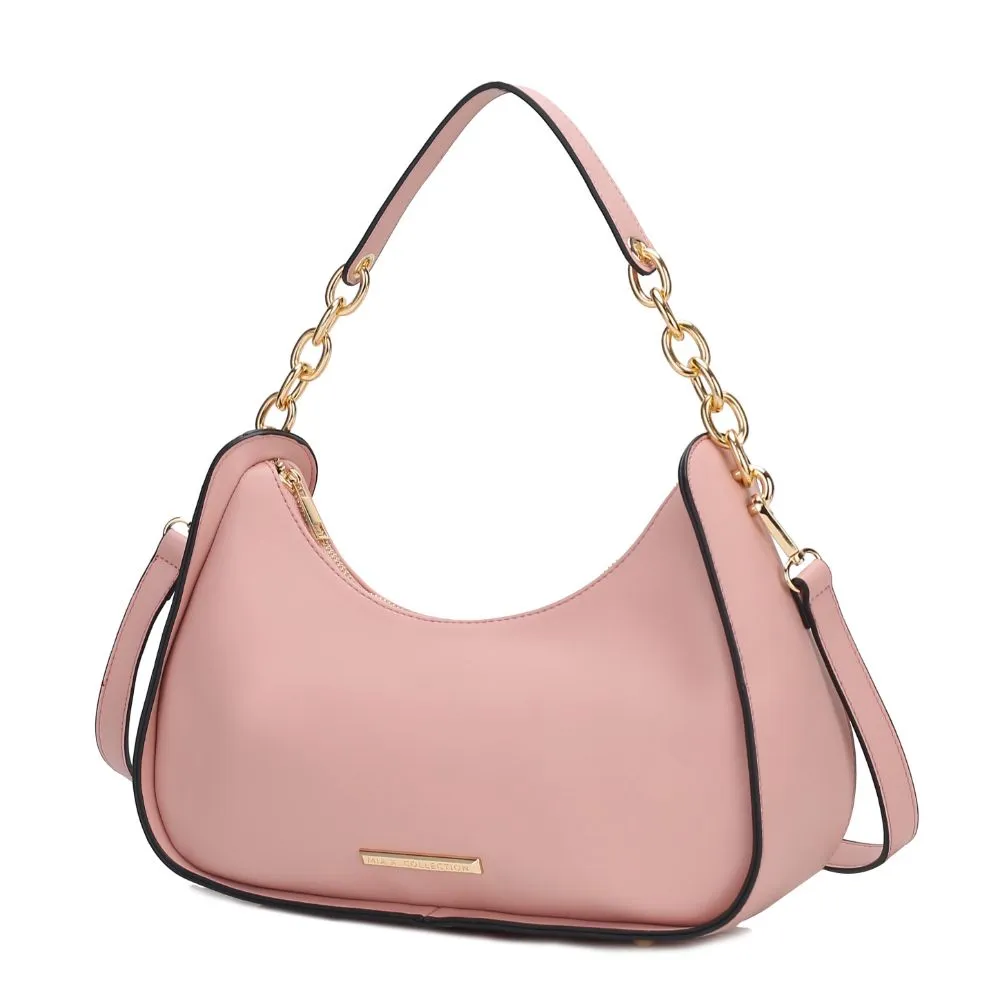 Lottie Vegan Leather Womens Hobo Bag