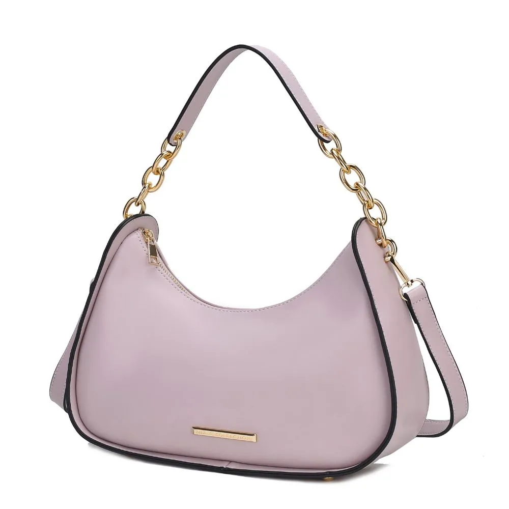 Lottie Vegan Leather Womens Hobo Bag