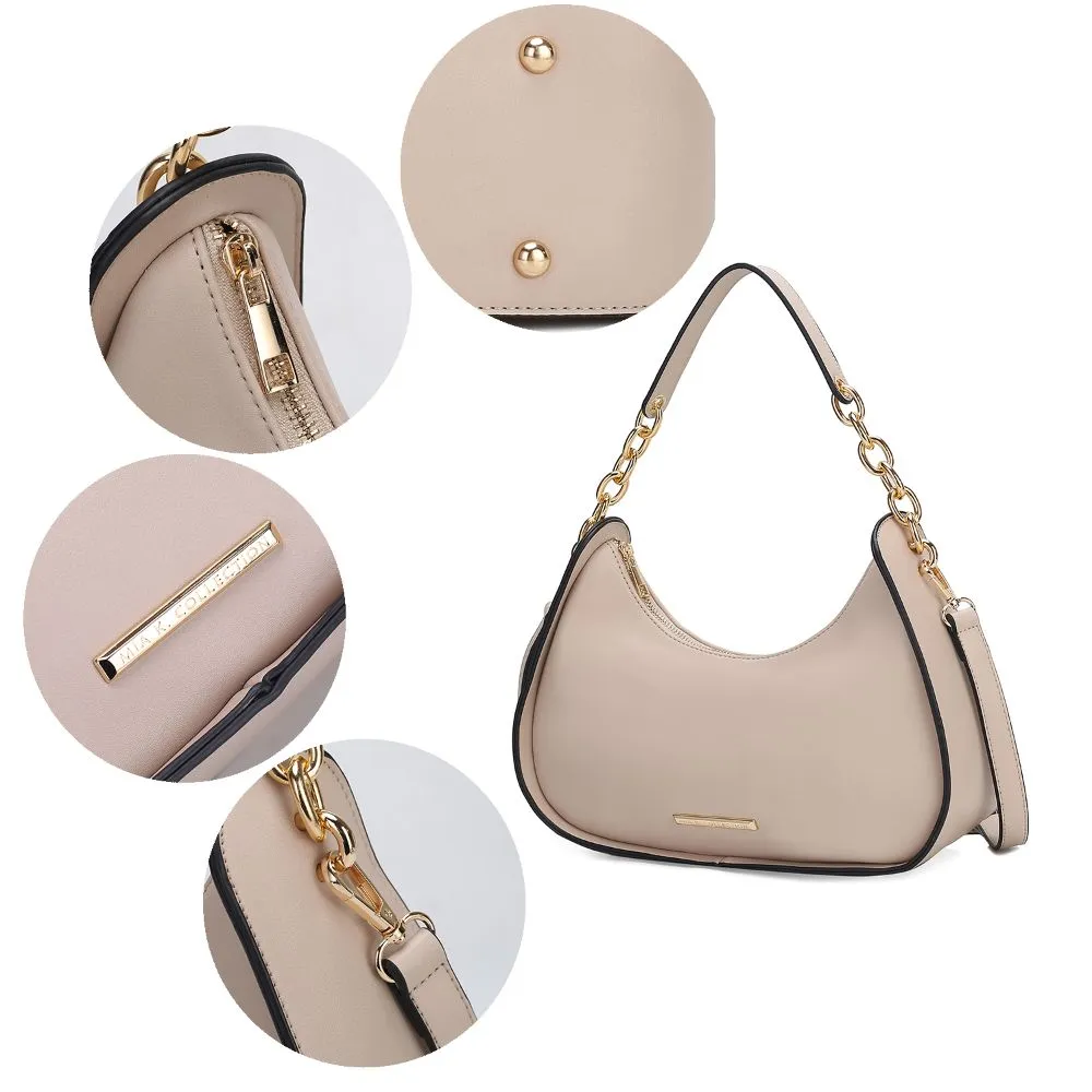 Lottie Vegan Leather Womens Hobo Bag