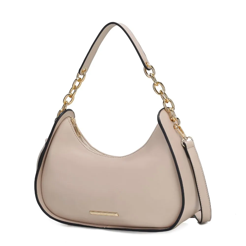 Lottie Vegan Leather Womens Hobo Bag