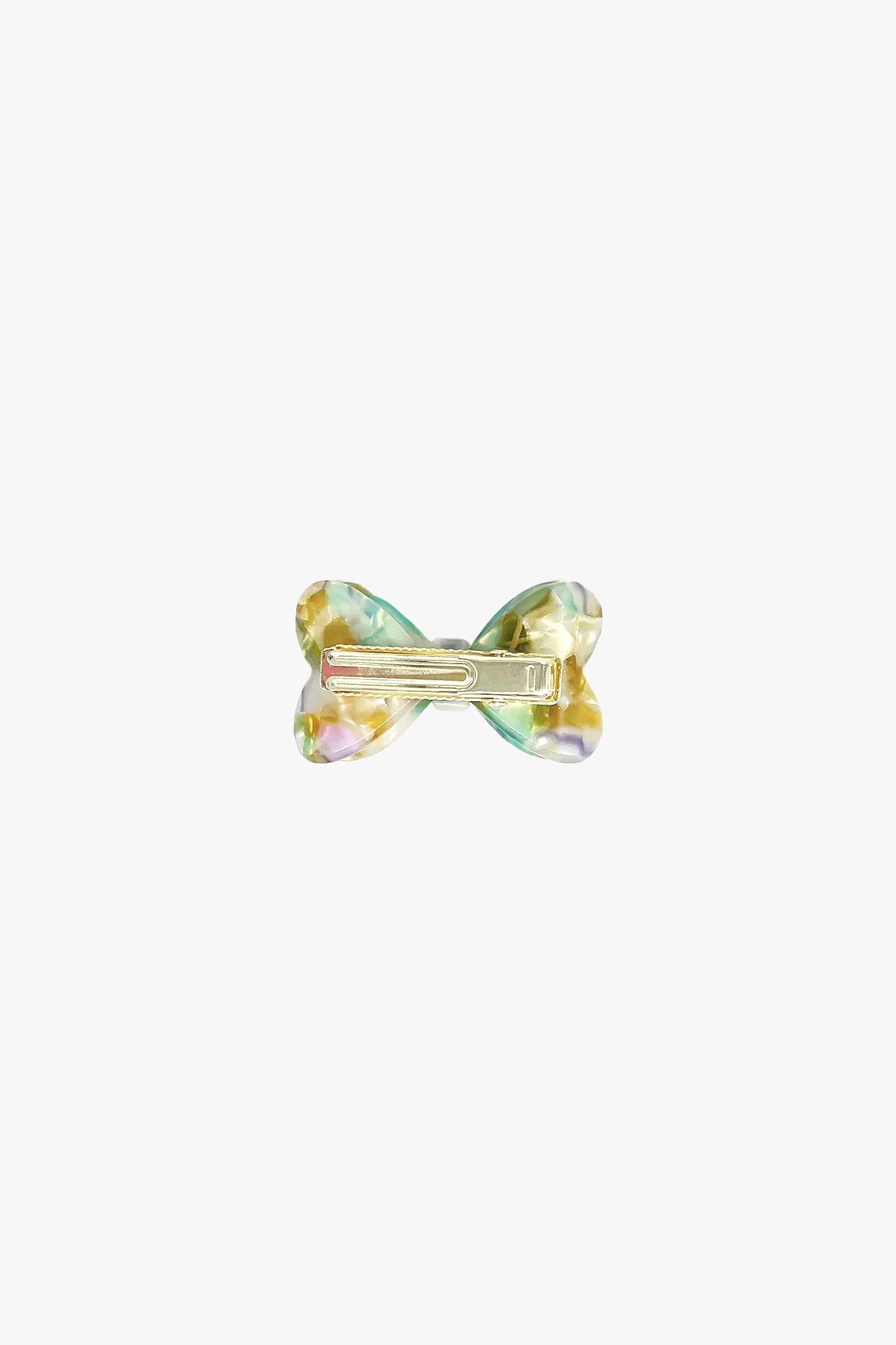 Love Puff Bow Side Clamp- Honey Mix Annasui