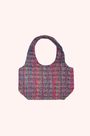 Lurex Tweed & Denim Mini Bag Annasui