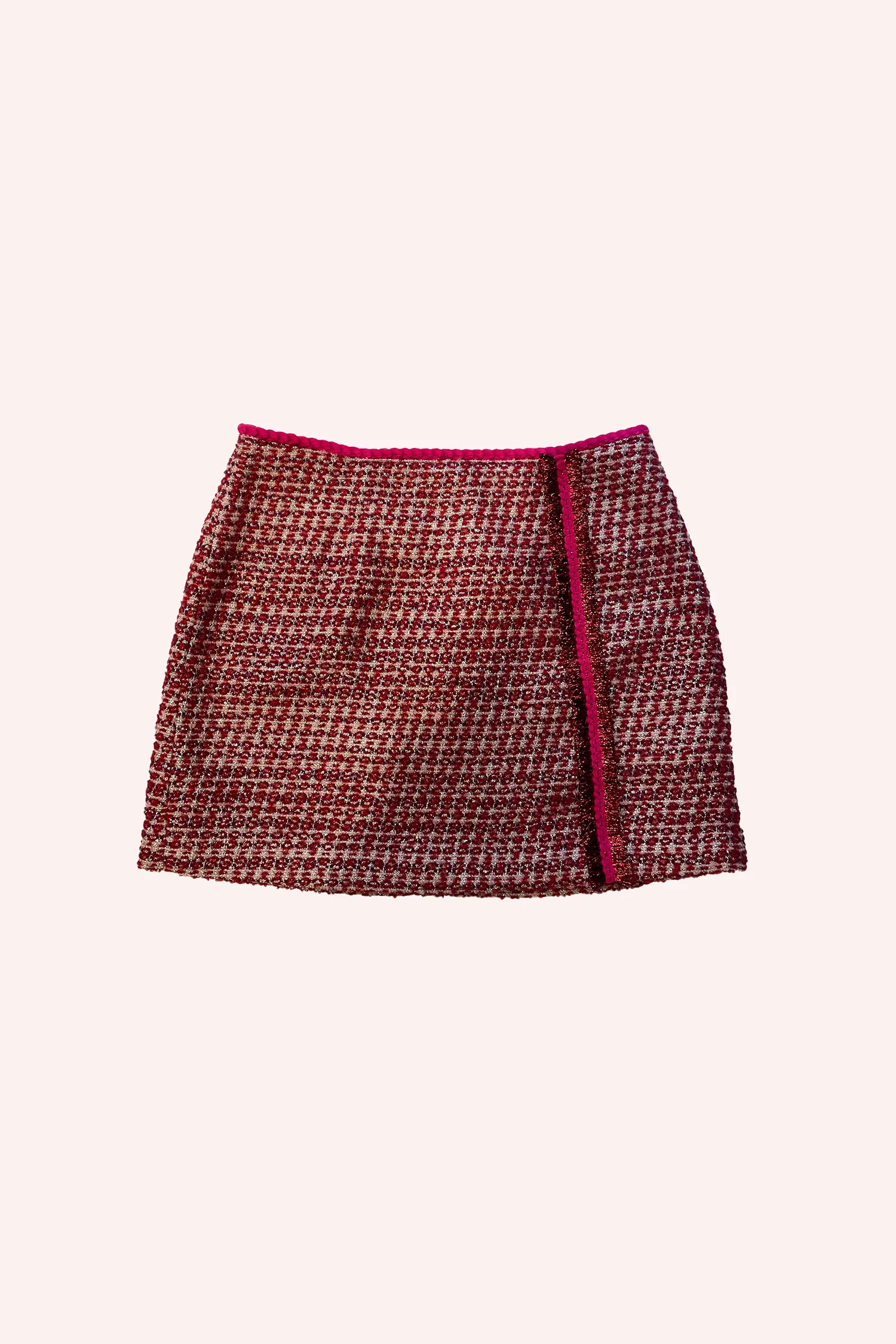 Lurex Tweed Mini Skirt Annasui