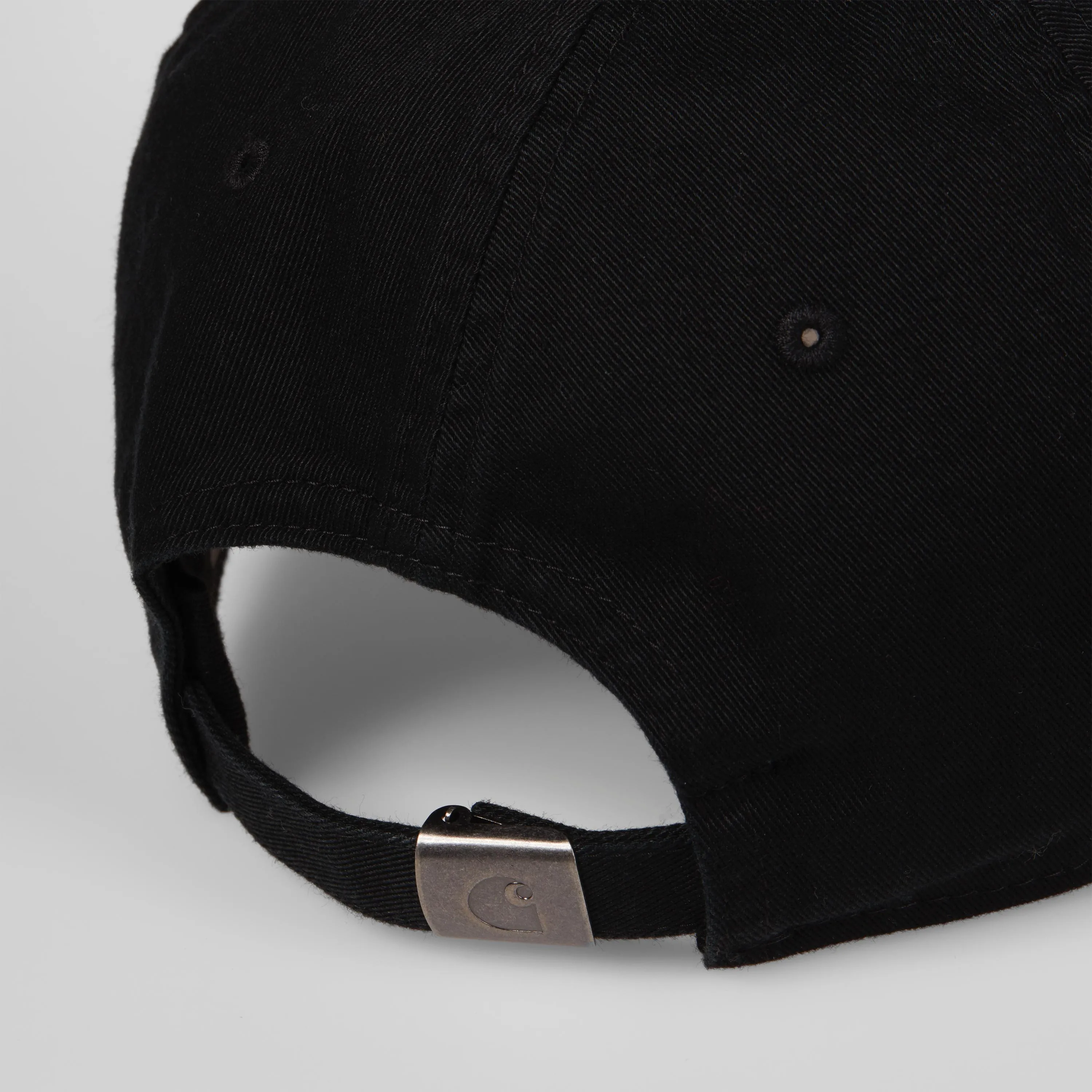 Madison Logo Cap | Black / White Carhartt WIP