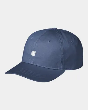 Madison Logo Cap | Blue Iris / White Carhartt WIP