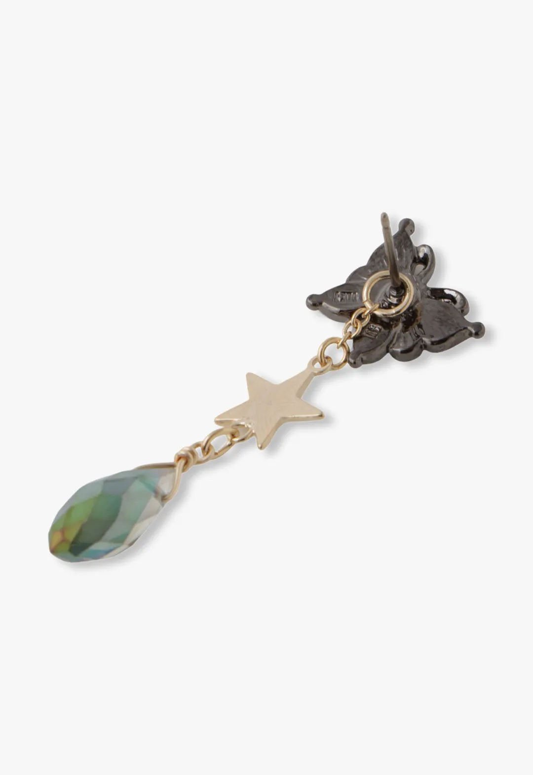 Magical Butterfly Unicorn Earrings-Gold Annasui