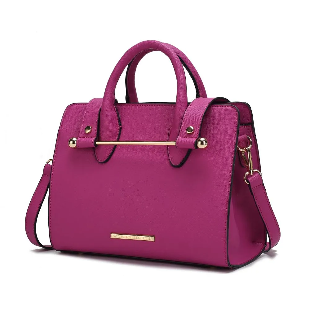 Malaya Vegan Leather Womens Tote Handbag