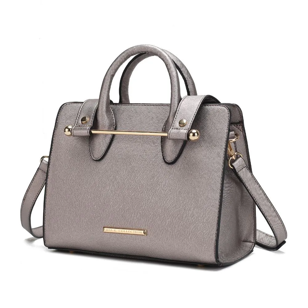 Malaya Vegan Leather Womens Tote Handbag
