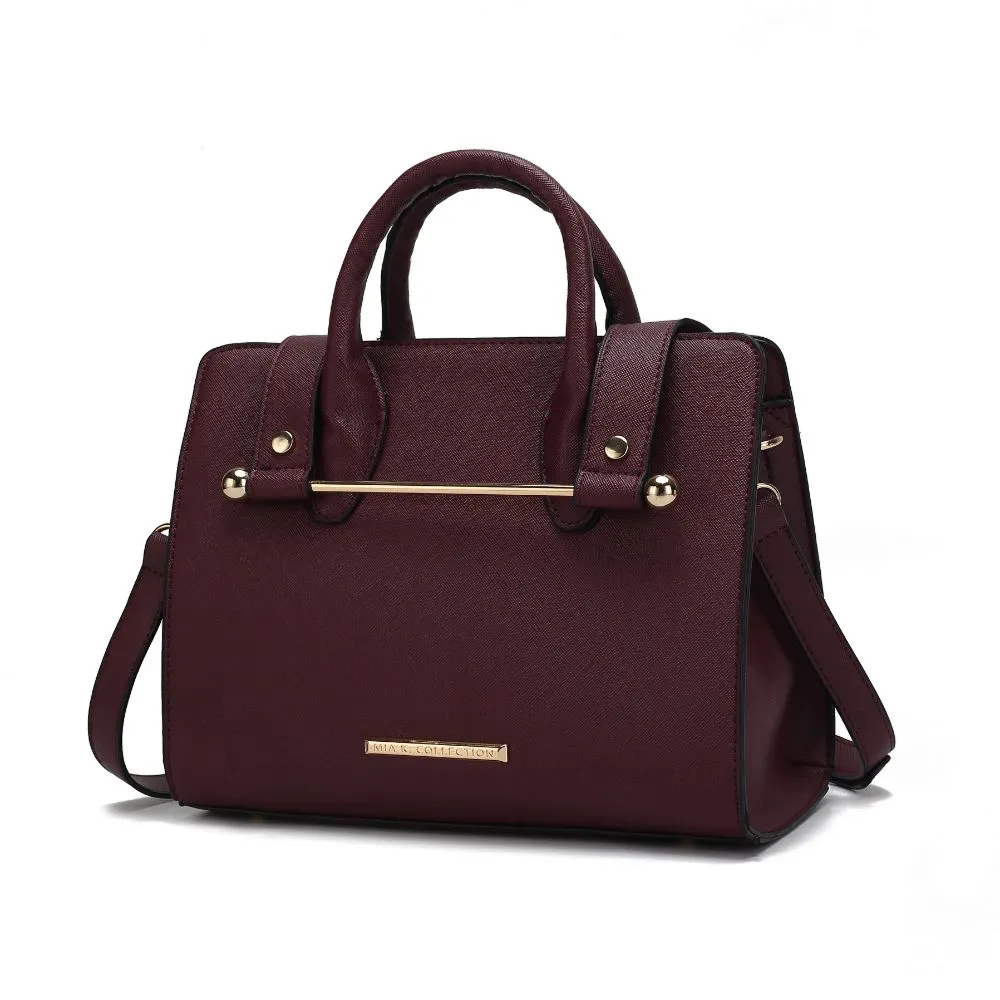Malaya Vegan Leather Womens Tote Handbag