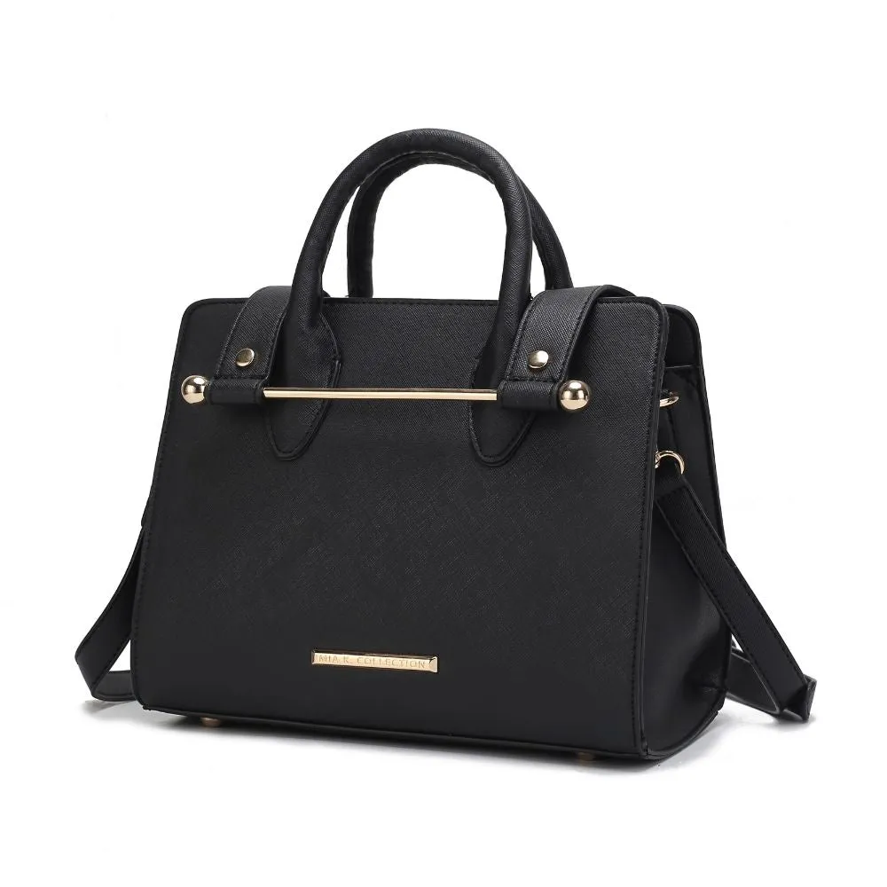 Malaya Vegan Leather Womens Tote Handbag