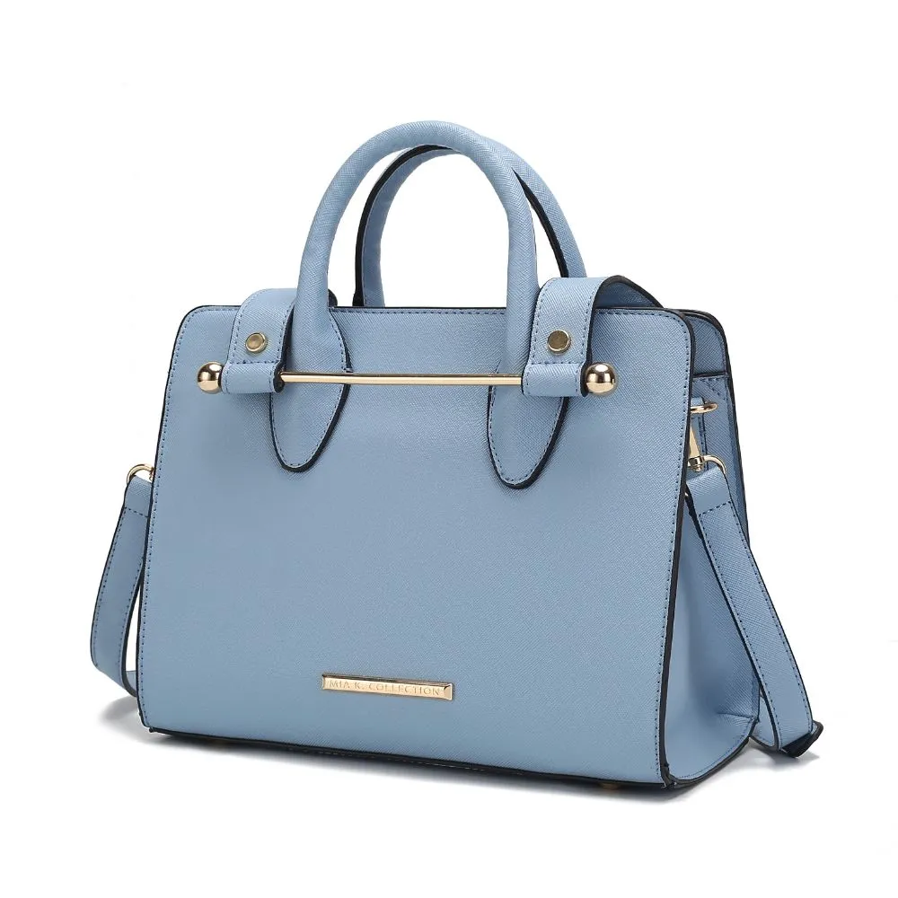 Malaya Vegan Leather Womens Tote Handbag