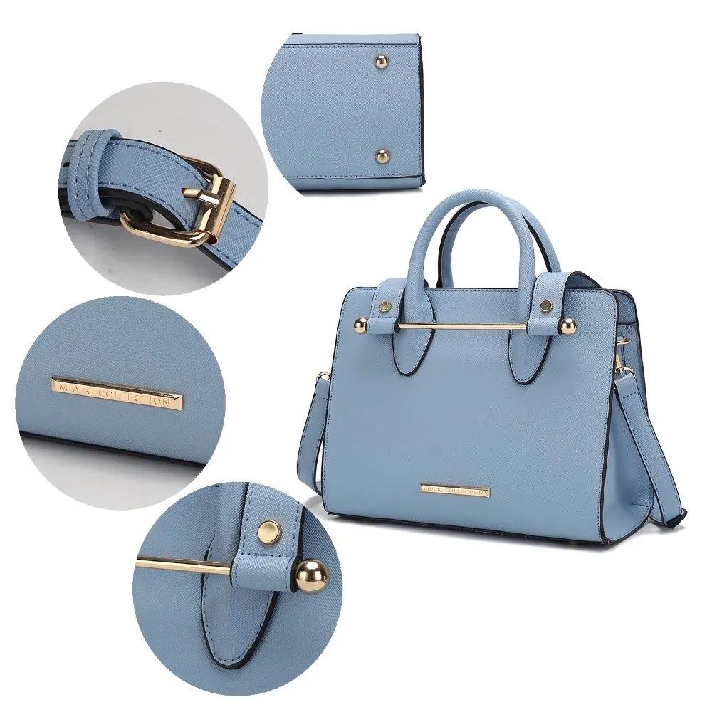 Malaya Vegan Leather Womens Tote Handbag