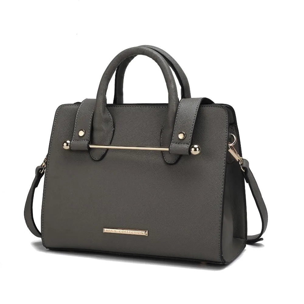 Malaya Vegan Leather Womens Tote Handbag