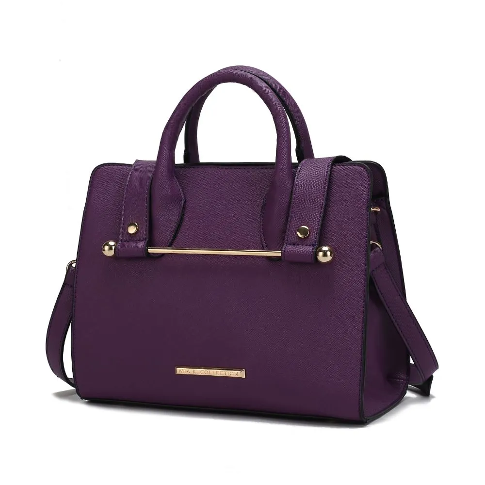 Malaya Vegan Leather Womens Tote Handbag