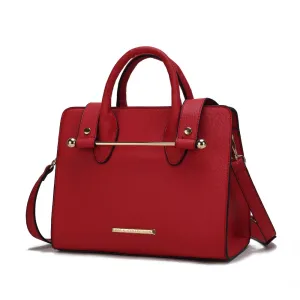 Malaya Vegan Leather Womens Tote Handbag