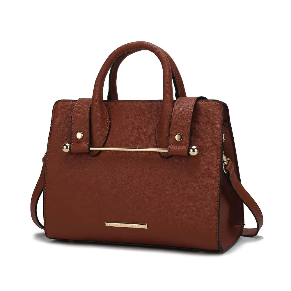 Malaya Vegan Leather Womens Tote Handbag