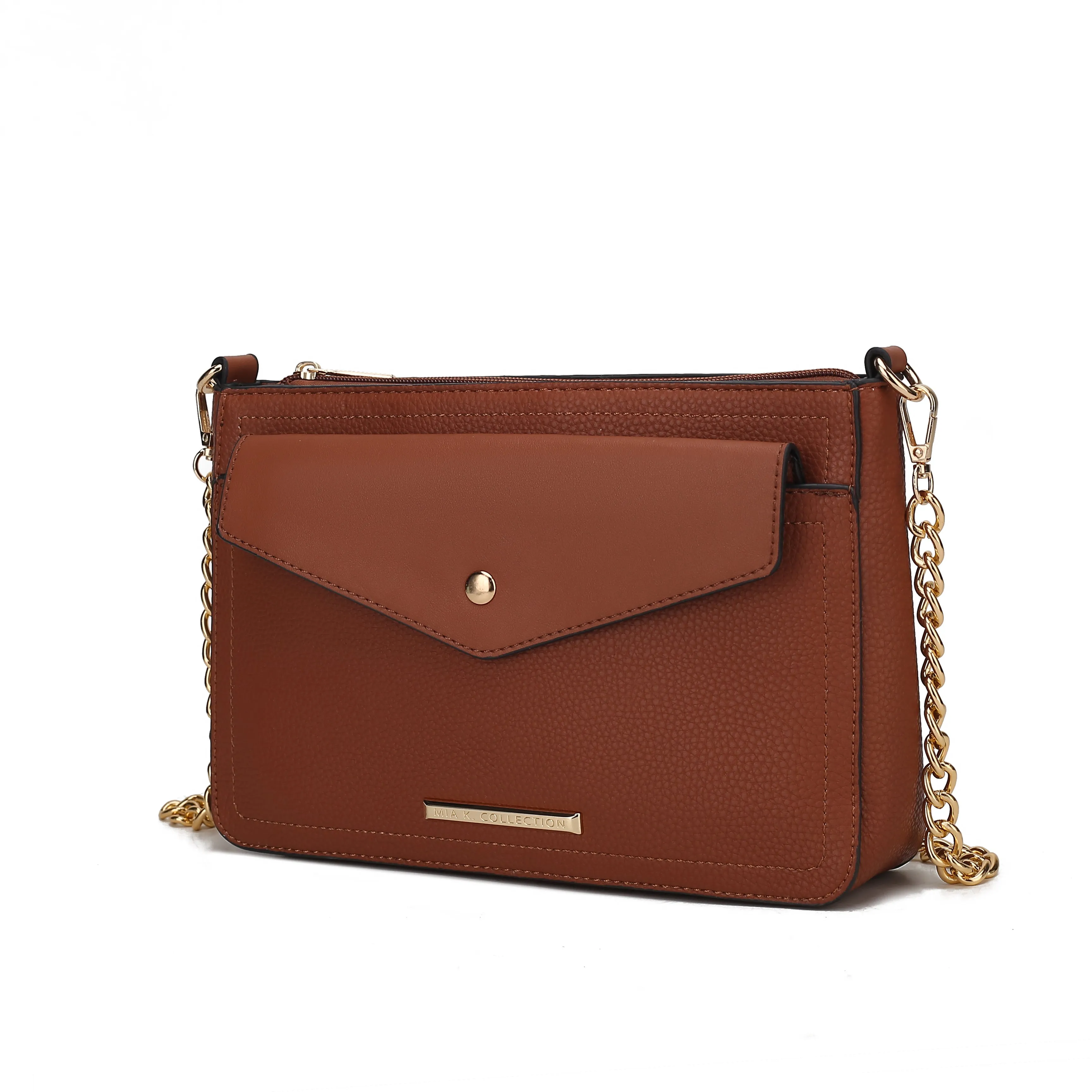 Maribel Vegan Leather Womens 3-in-1 Crossbody Bag