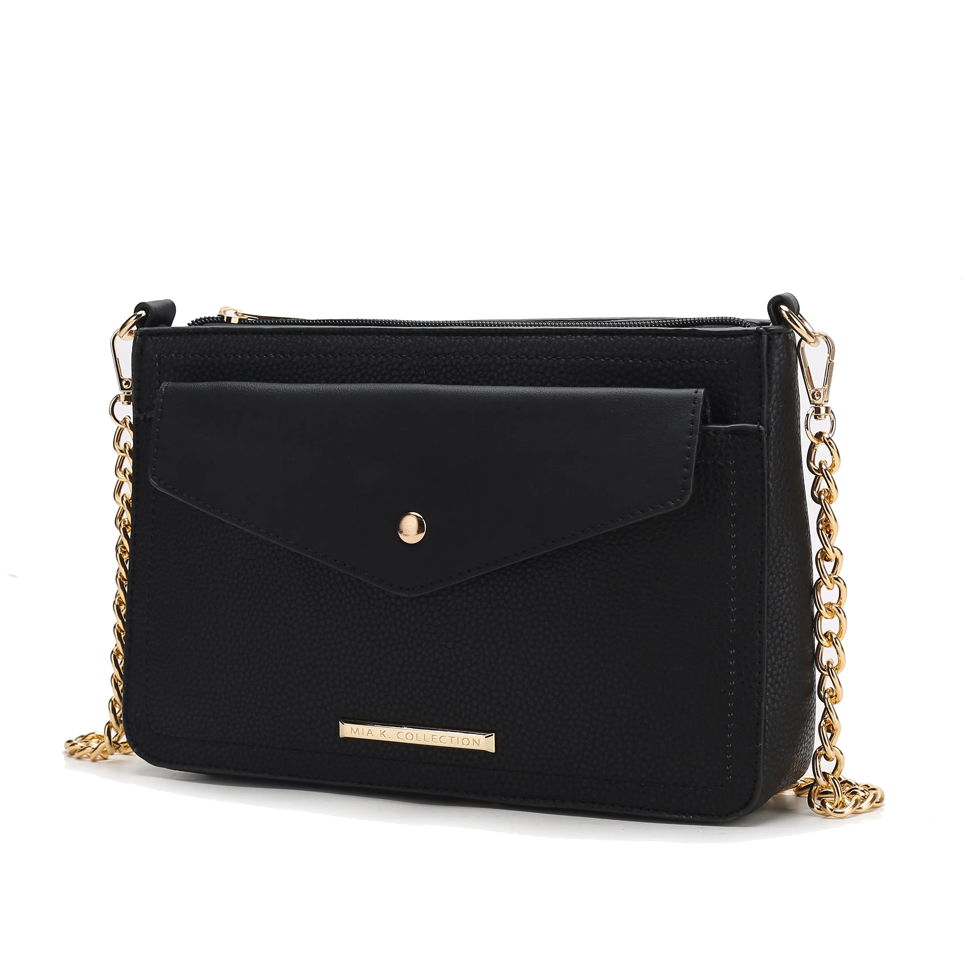 Maribel Vegan Leather Womens 3-in-1 Crossbody Bag