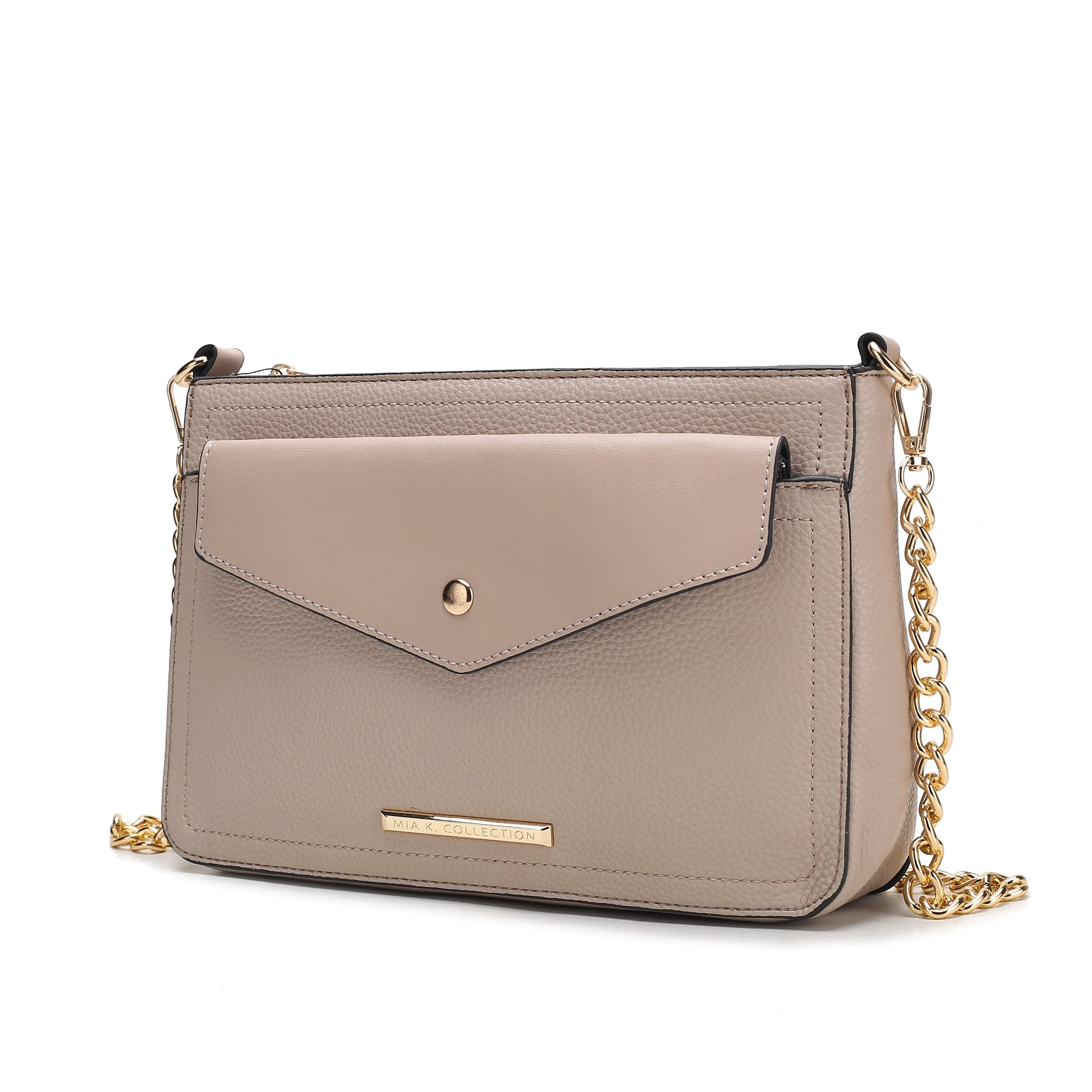 Maribel Vegan Leather Womens 3-in-1 Crossbody Bag