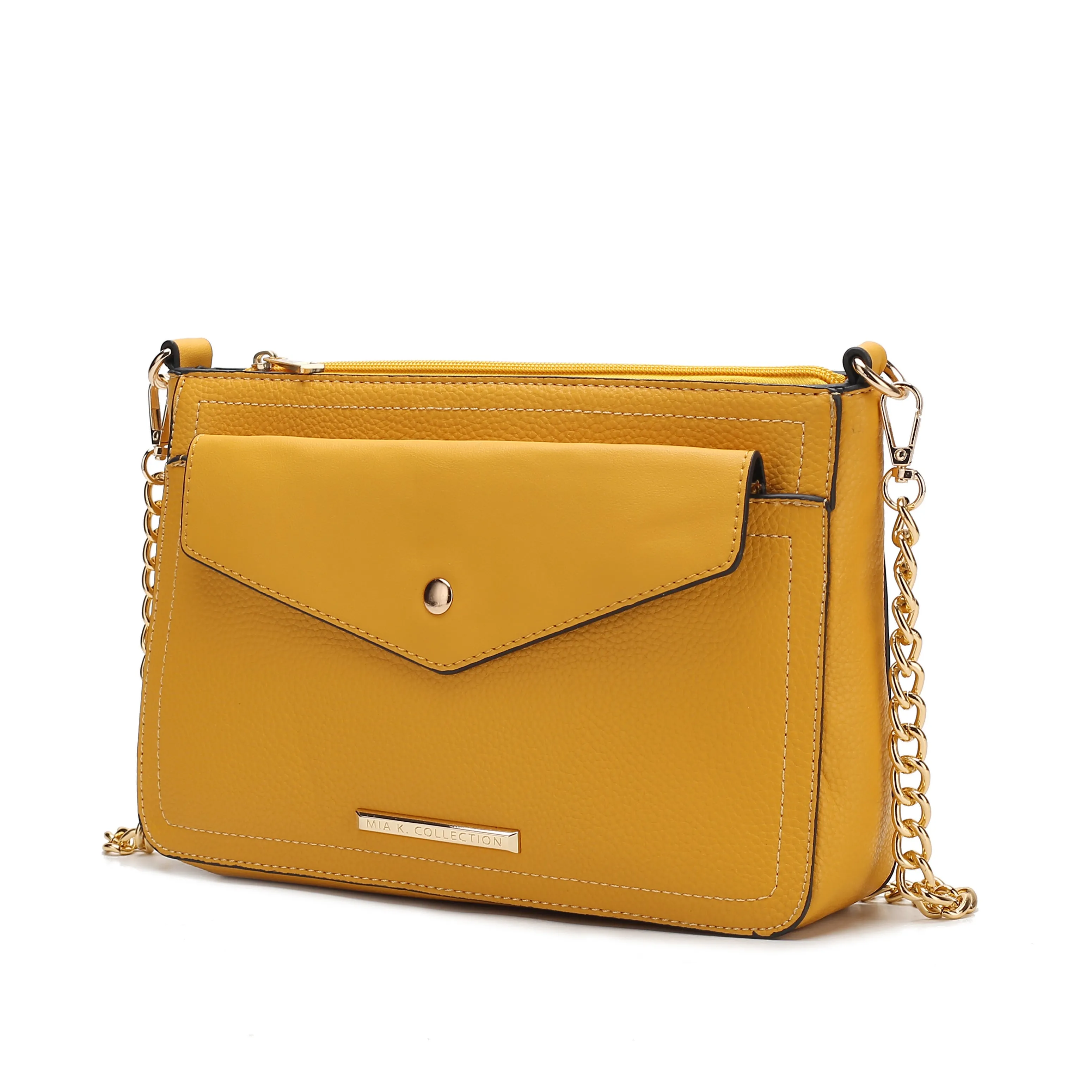 Maribel Vegan Leather Womens 3-in-1 Crossbody Bag