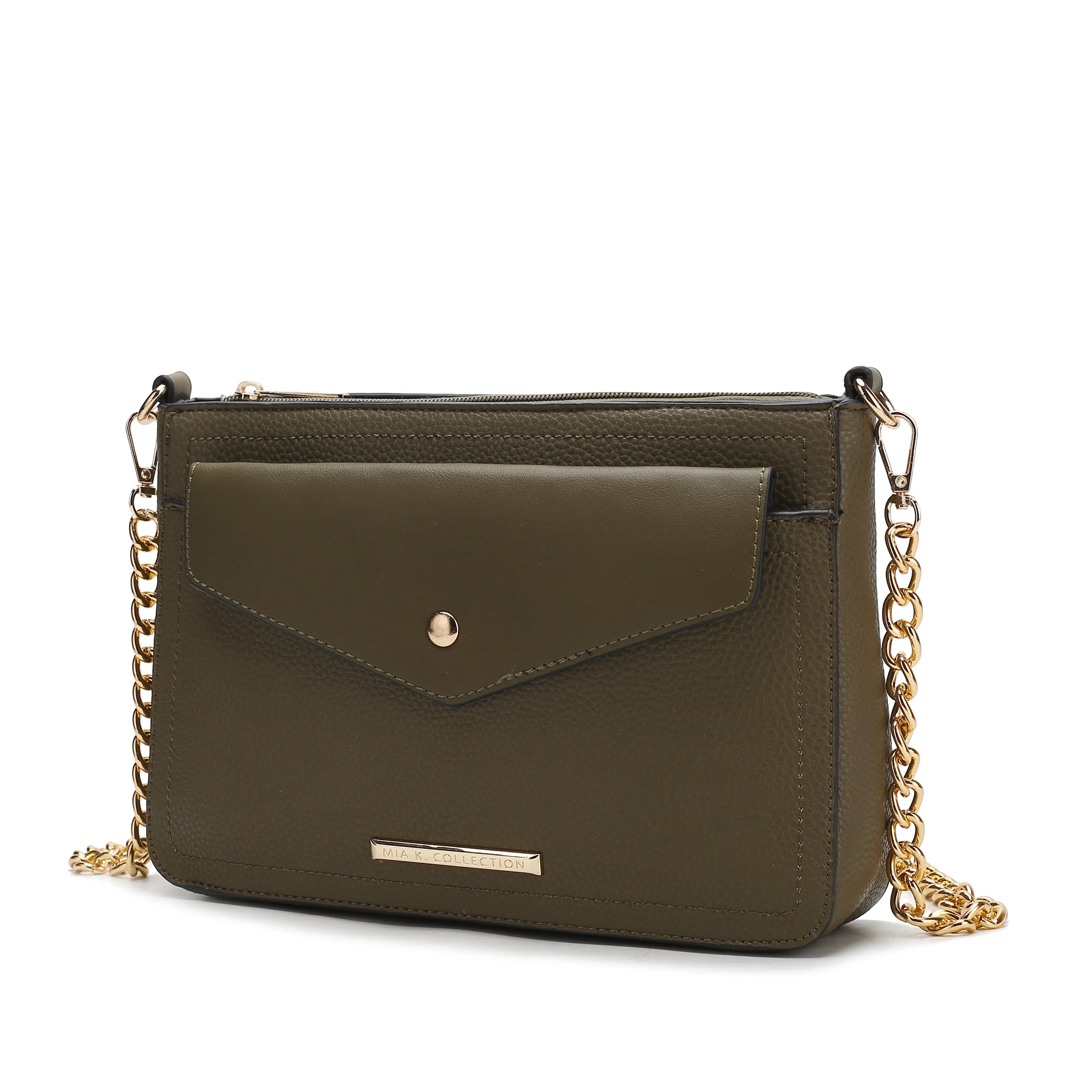 Maribel Vegan Leather Womens 3-in-1 Crossbody Bag