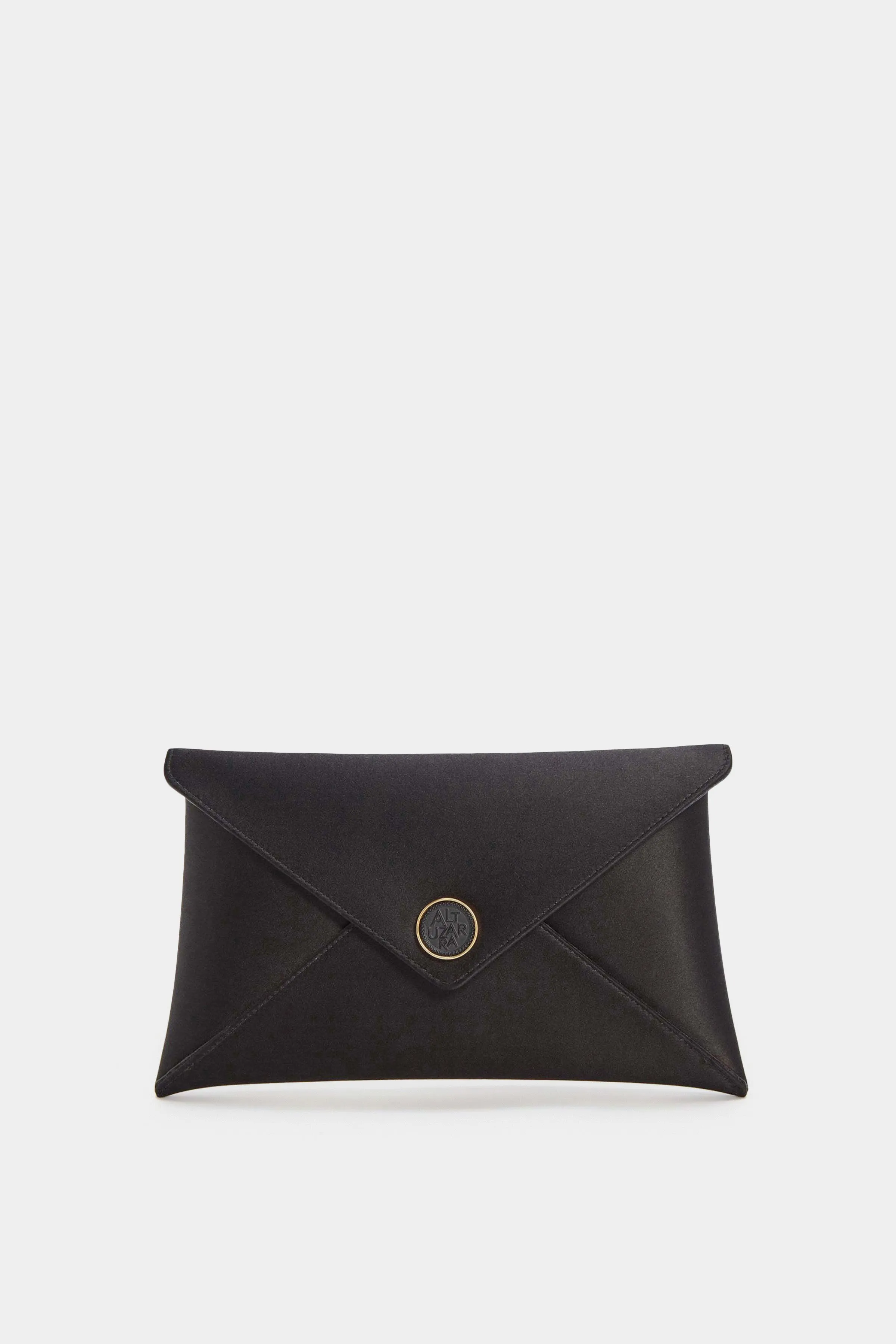 Medallion Envelope Clutch Satin Altuzarra